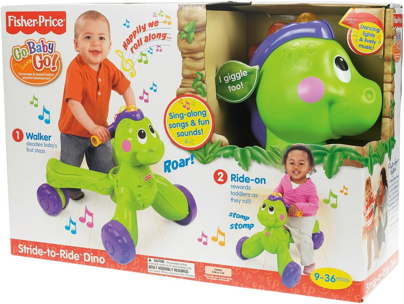fisher price dino walker