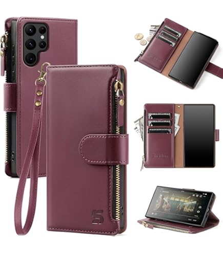 Amazon.com: ZZXX for Samsung Galaxy S22 Ultra Case Wallet