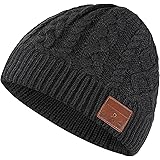 Deegotech Bluetooth Beanie, Winter Music Hat Christmas Stocking Stuffers Tech Gifts for Men Women, Bluetooth 5.0 Wireless Bea