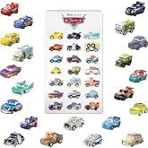 Mattel Disney and Pixar Cars Mini Racers 21-Pack | Set of 21 Miniature Die-Cast Toy Cars &amp; Trucks, Collectible Set that Includes Lightning McQueen (Amazon Exclusive)