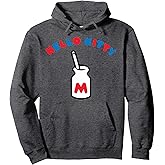 Hello Kitty Retro Milk Bottle Sweatshirt Pullover Hoodie