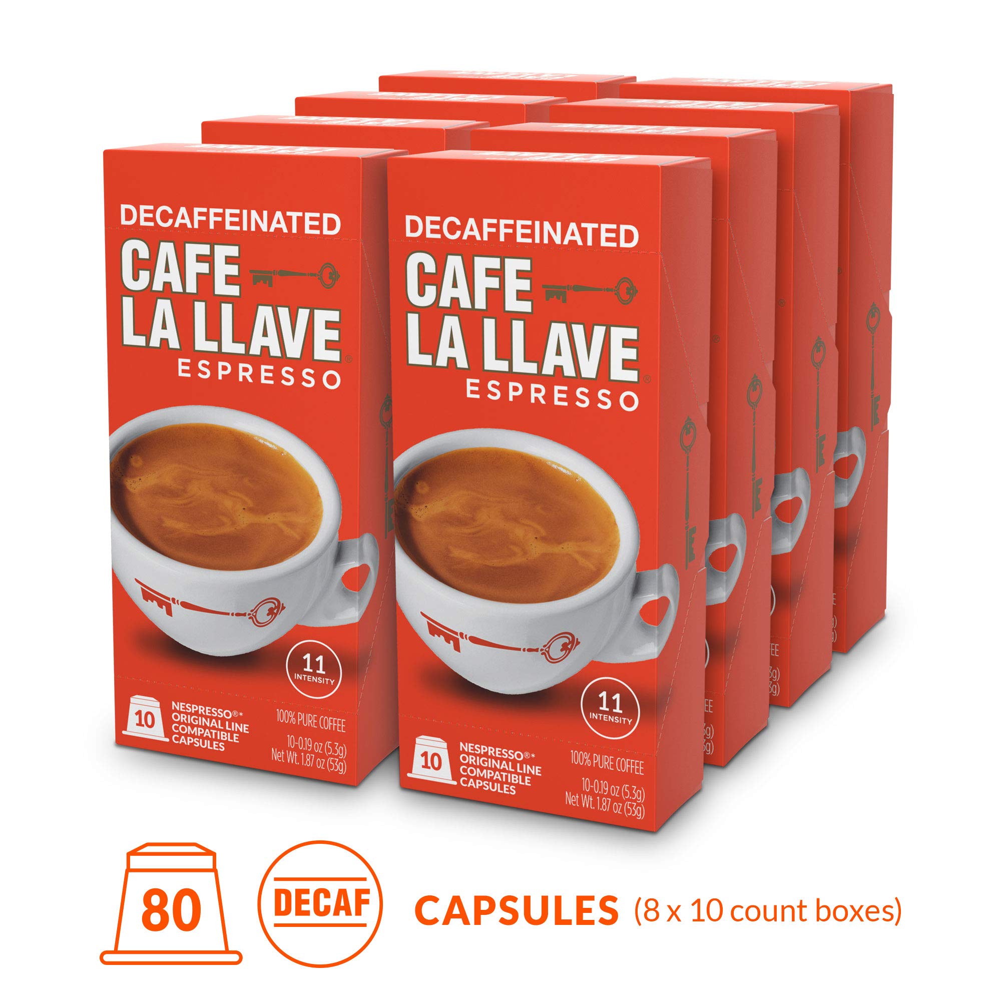 Café La Llave Espresso Capsules, Intensity 11