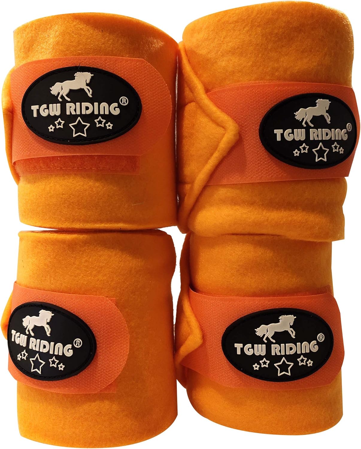 TGW RIDING Horse Polo Leg Wraps 4.73inchesX118inches 4Pack Boots Pet