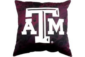 College Covers Texas A&M Aggies 2 Sided Color Swept Decorative Pillow, 16", Made in The USA