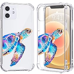 LuGeKe Sea Turtles Print Case for iPhone 12 Pro