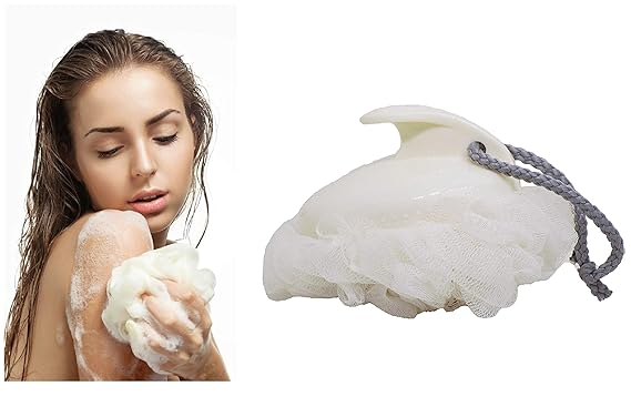 Verbier Bathing Loofah With Handle Loofah For Bath 20 Gram Pack Of 1 (Model,1)