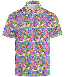Funny Golf Shirts for Men Crazy Funny Golf Polo