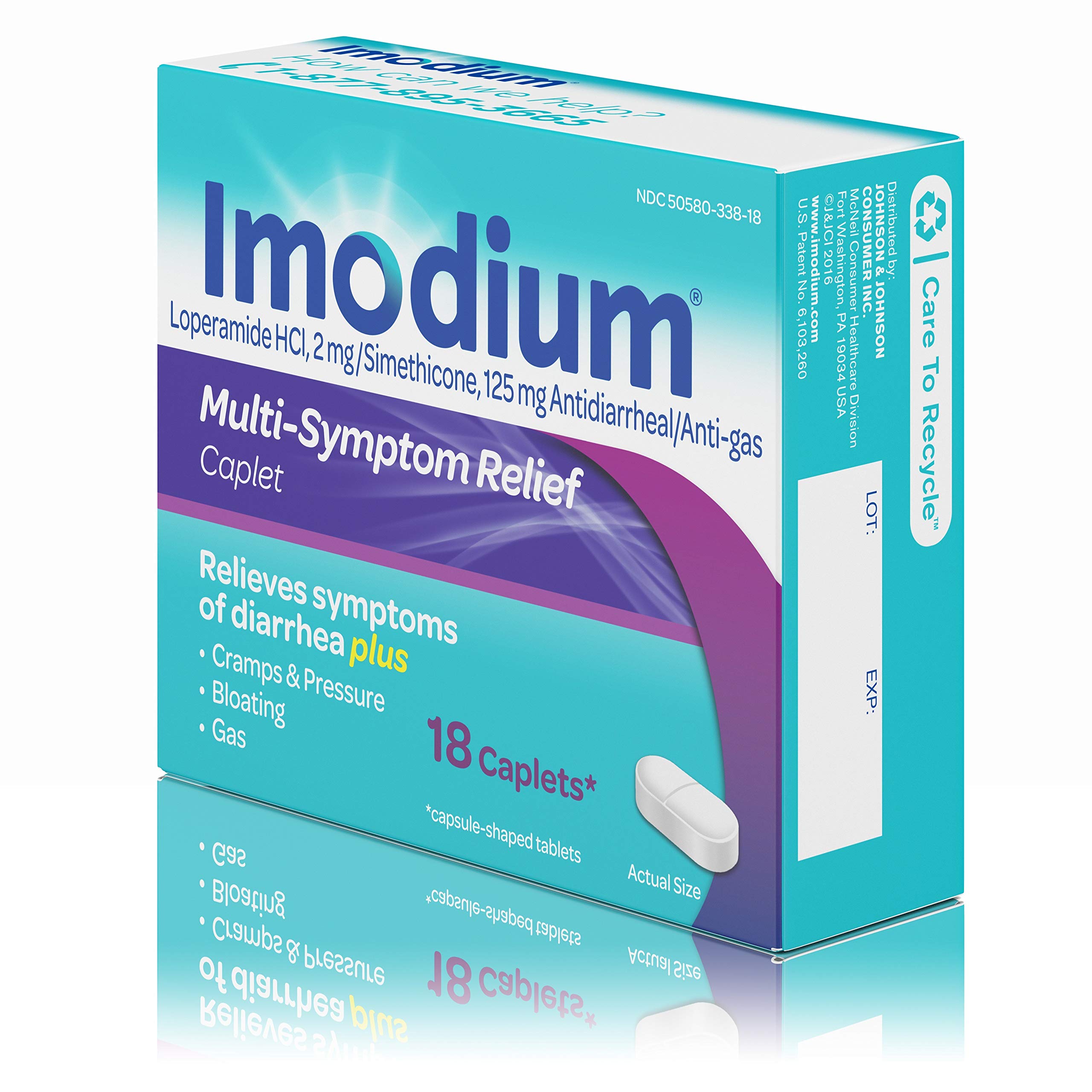 Imodium MultiSymptom Relief AntiDiarrheal Caplets