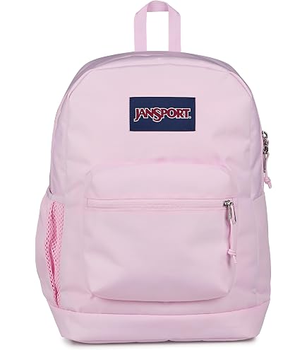 JanSport SuperBreak One Backpack - Durable, Lightweight Bag with 1 Main Compartment, Front Utility Pocket with Built-in Organizer, Premium Backpack, Pink Ice