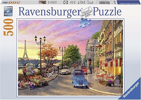 Ravensburger Puzzles A Paris Evening, Multi Color (500 Pieces)