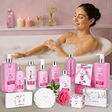 BRUBAKER Cosmetics Classic Rose 17 Pc Bath Gift Set Vintage Box Rose Scent view 3