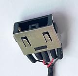 Fleshy Leaf DC Power Jack Harness Cable for Lenovo Ideapad 300 500 Series Laptop view 3