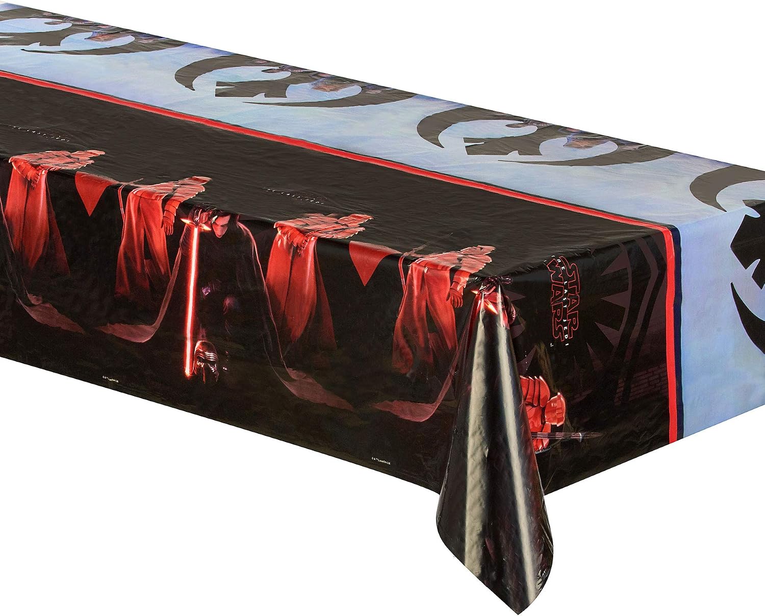 Generique - Star Wars: The Last Jedi Plastic Tablecloth, Black, 70.9 x 47.2 inch (Rectangular) - Image 5