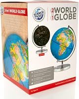 Science Kidz 2 in 1 Light Up Globe Kids World & Constellations Globe view 8