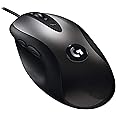 Logitech G MX518 Gaming Mouse Hero 25K Sensor, 25,600 DPI, ARM-Processor, 8 Programmable Buttons - Black/Grey