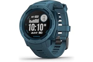 Garmin Instinct, Rugged Outdoor Watch with GPS, Features Glonass and Galileo, Heart Rate Monitoring and 3-Axis Compass, Lakes