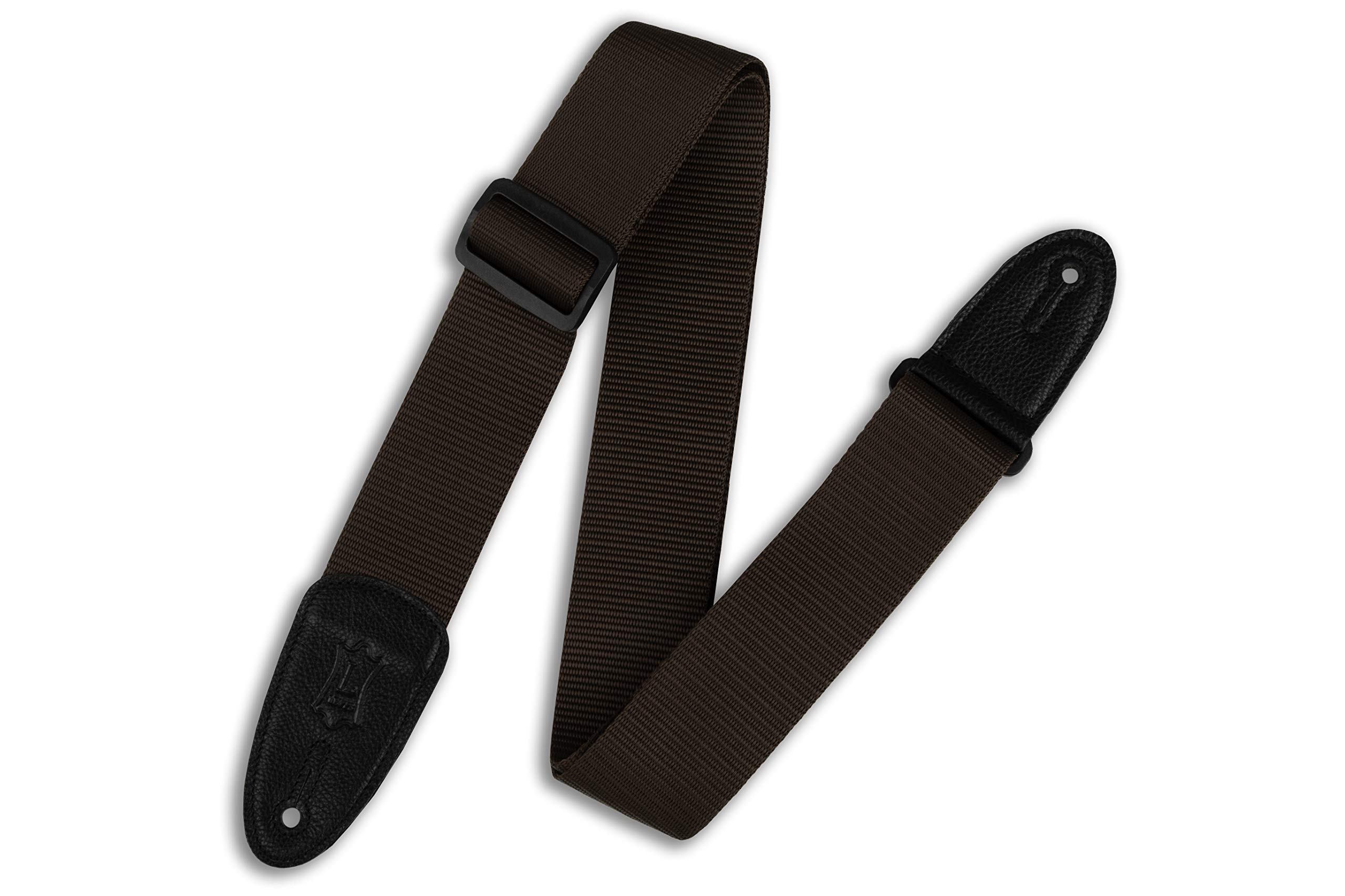 Levy's 2 inch Soft - Hand Polypropylene with Leather Ends - Brown