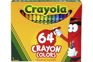 Crayola Boîte à crayons avec taille-crayon, 64 ct