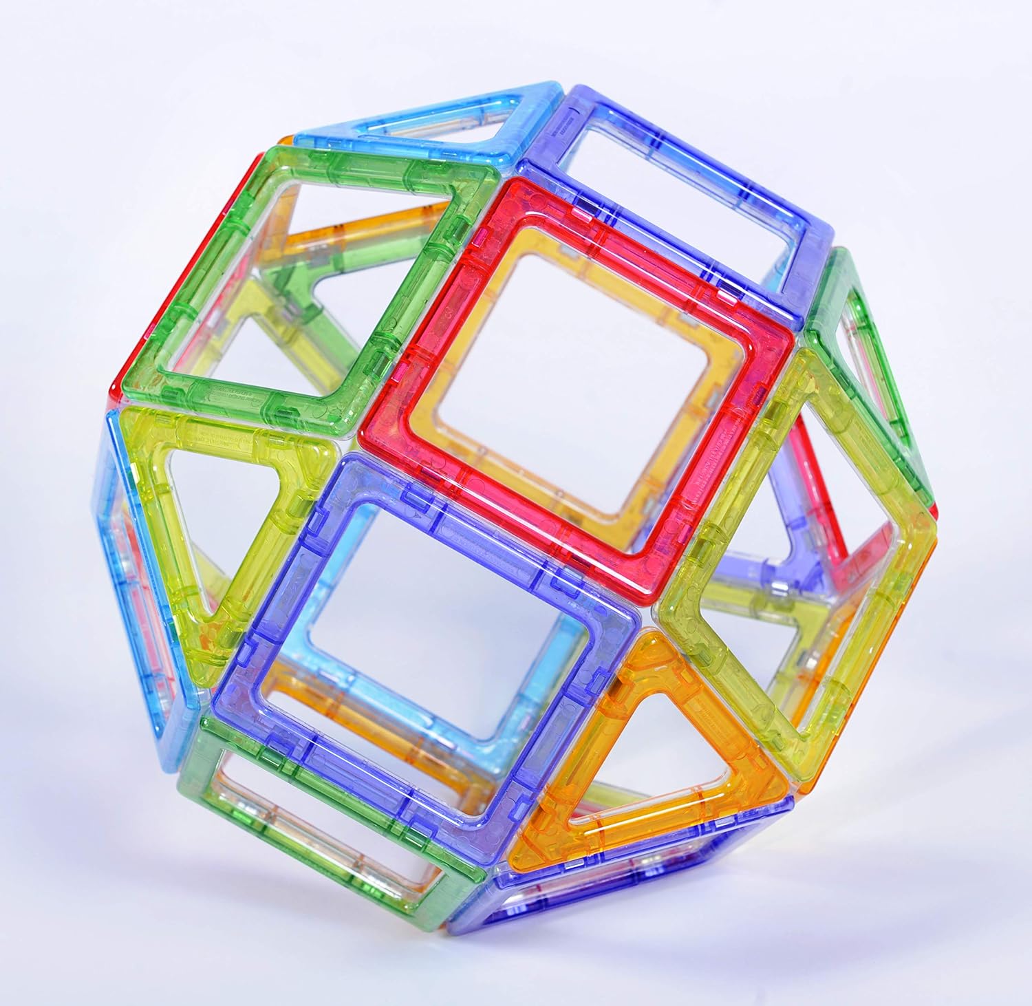 Polydron - Crystal Megamag - Large Chunky Magnetic Construction Toy - Educational Learning Building Toy - Age 3+ - 36 Pieces - Image 4