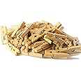 Craft4u 100-Pack of 1.0 Inch (25mm) Baby-Size Mini Wooden Clothespins. So Tiny So Funny
