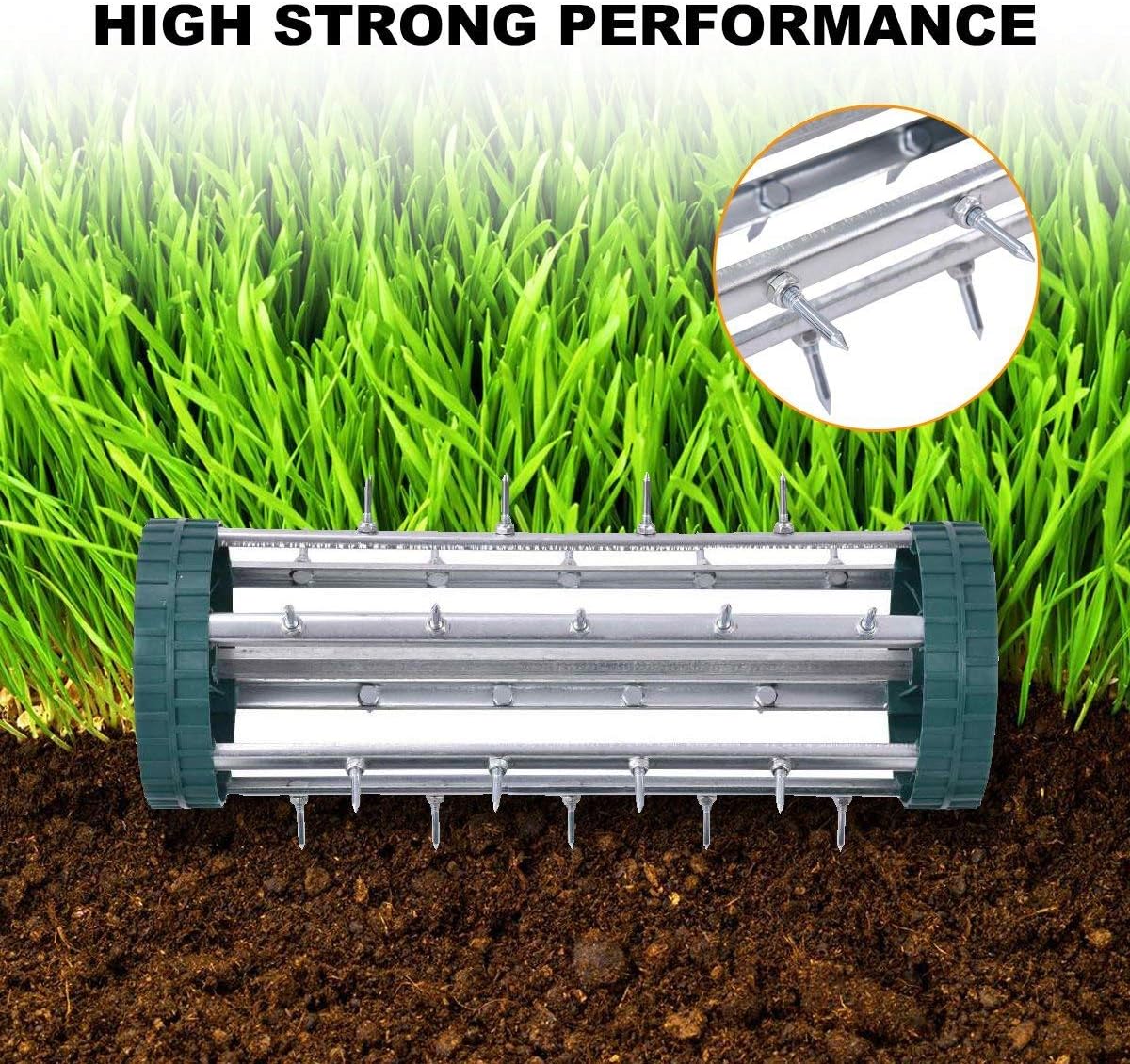 Goplus 18 Inch Rolling Lawn Aerator Garden Yard Rotary Push Tine Spike Soil Aeration Heavy Duty Renewed Manual Lawn Aerators Hand Tools Fcteutonia05 De