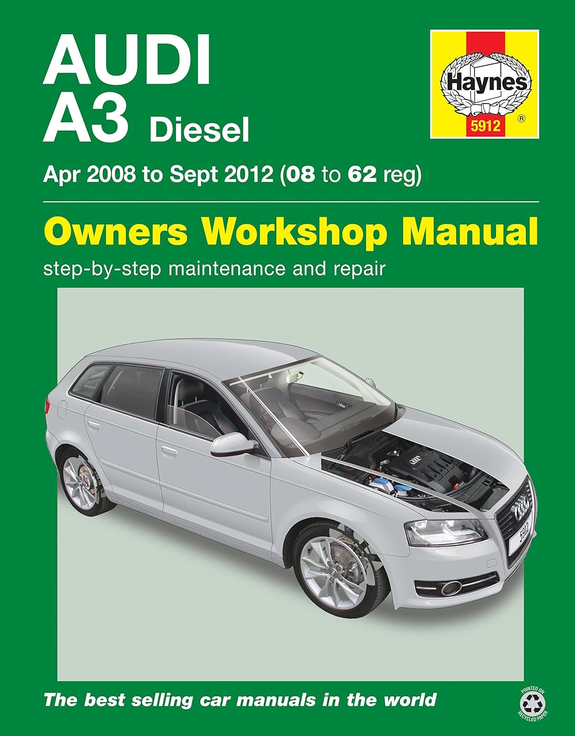 Audi A3 Repair Manual Haynes Manual Service Manual Workshop Manual  2008-2012: Amazon.co.uk: Car & Motorbike