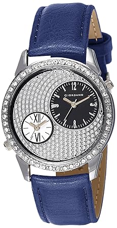 Giordano Analog Silver Dial Womens Watch - 60070-01-44