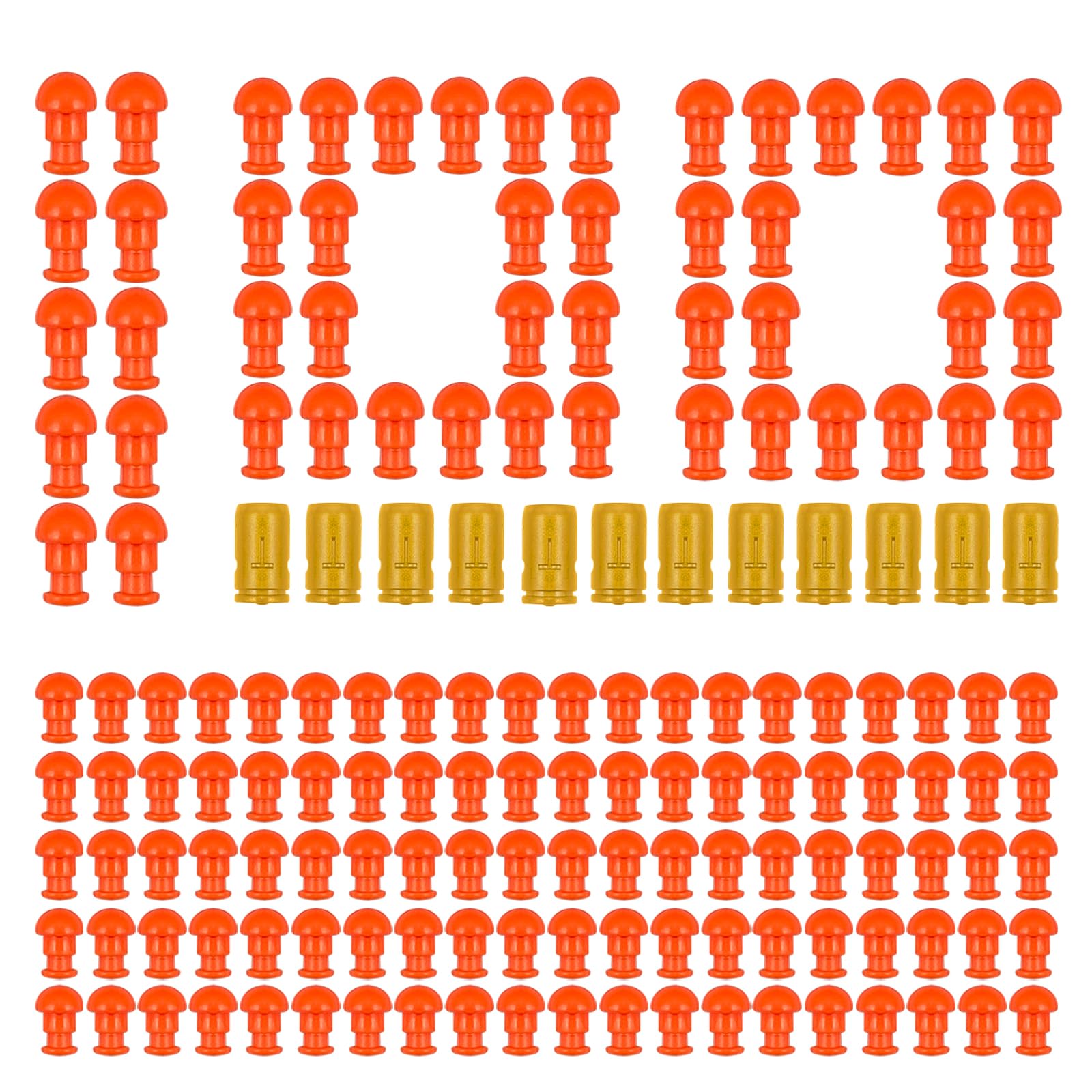 Photo 1 of Bullets Refill Ammo Pack Compatible with Semi Automatic Shell Ejecting Toy Guns, 100 Bullets and 12 Shells Automatic Soft Bullet Toy Gun Accessories