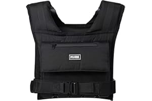 MVRK Weighted Vest Men 15lbs | 25lbs | 35lbs | 45lbs | 65lbs | 80lbs | 100lbs - Weighted Workout Vest With Removable Iron Weights, Heavy Duty Weighted Exercise Vest For Functional Training & Calisthenics - Weight Vest for Men