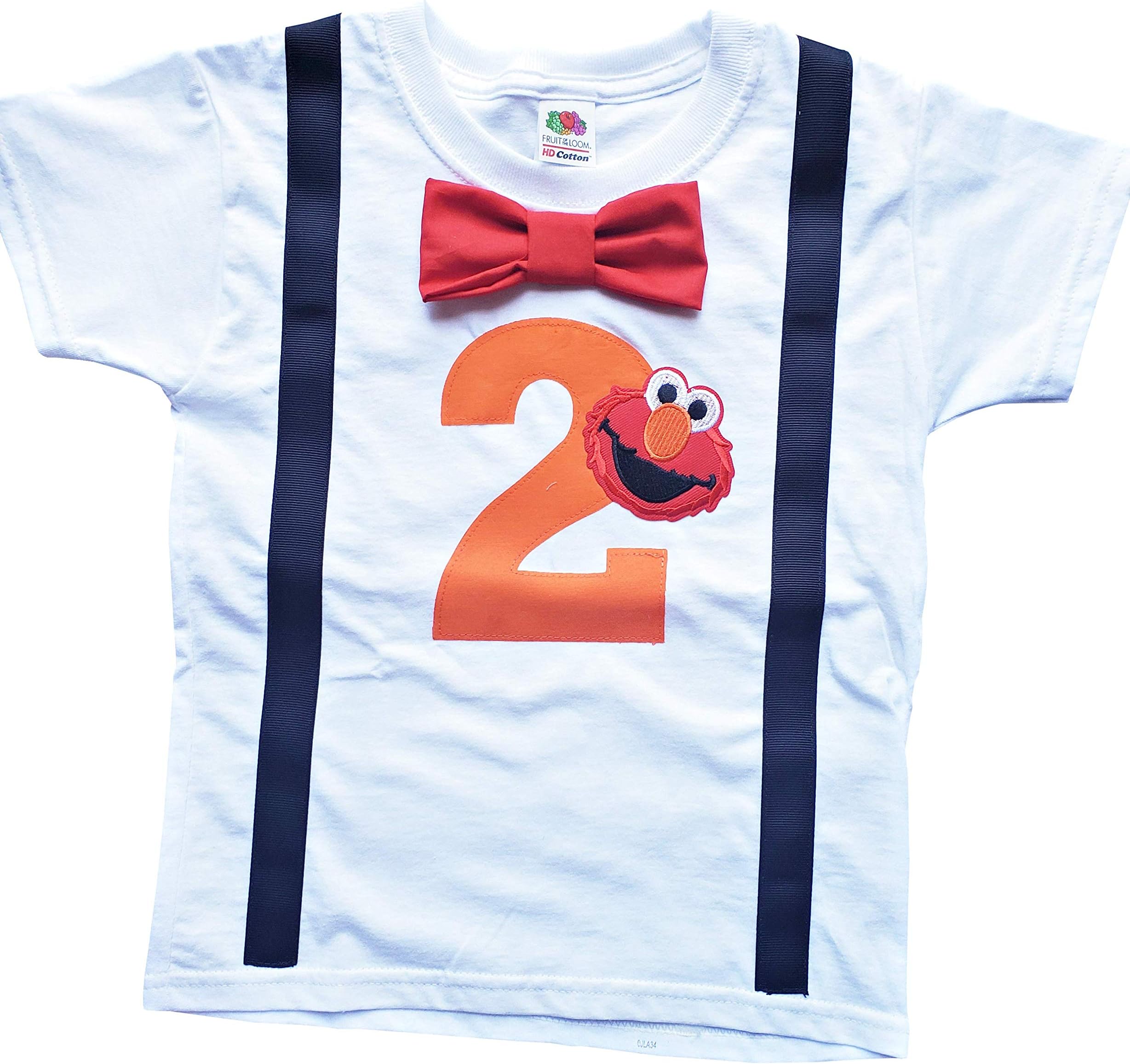 2nd Birthday Shirt Boys Elmo Tee