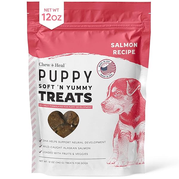CHEW + HEAL LABS DOG SALMON JERKY FOR...