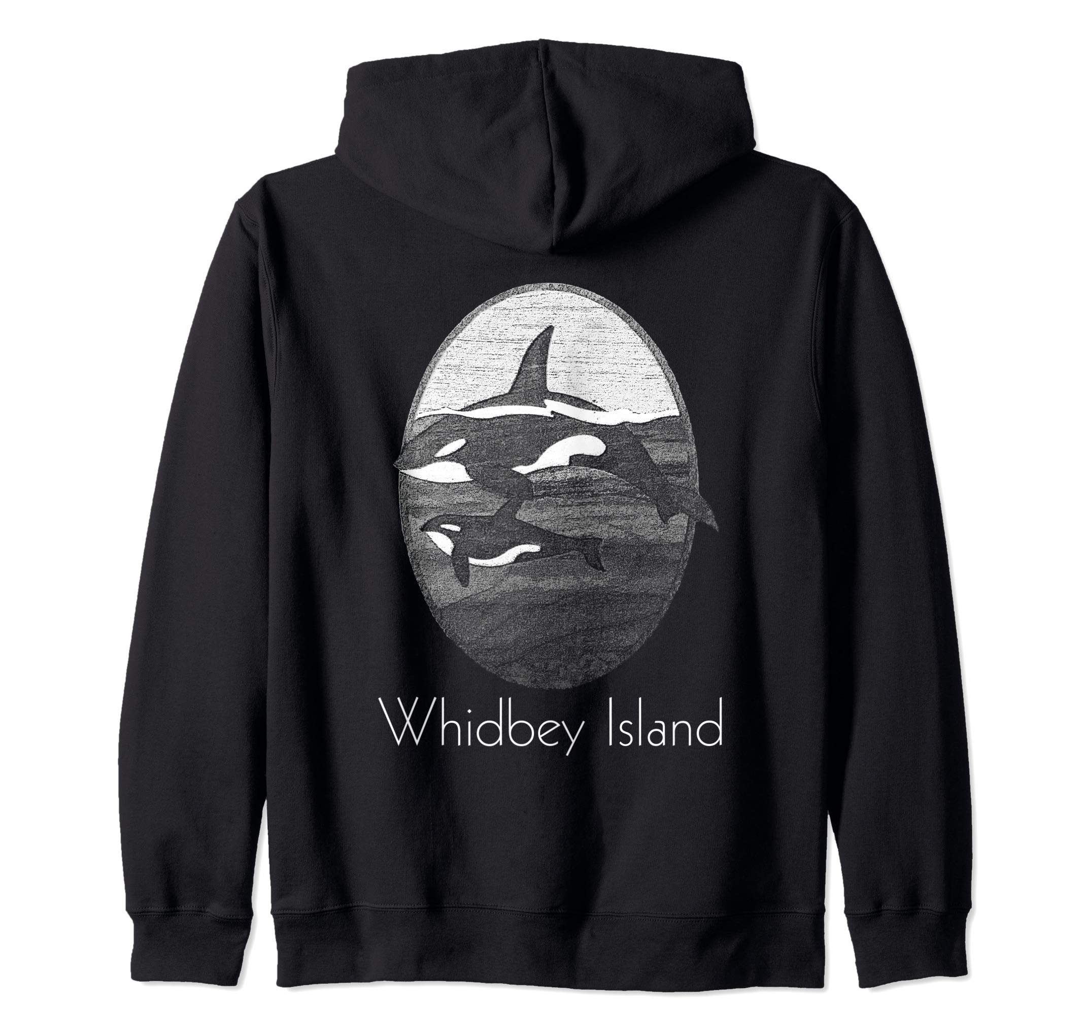 Photo 1 of Whidbey Island Orca Whale Island Living Pacific Northwest Zip Hoodie