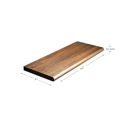 Deco Home Shelf, 24x9 Inches (Hardwood Wall, _1979133-W005)