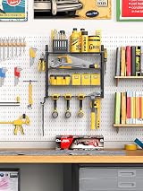 Mutool Power Tool Organizer Wall Mount 3 Tier 4 Holders Drill Rack view 5