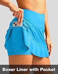 Soothfeel Women's Swim Skirt with Pocket High