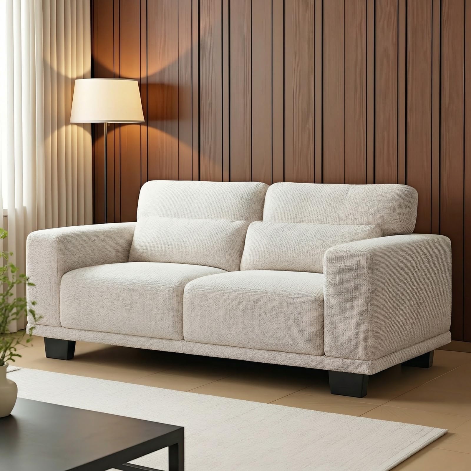 Photo 1 of ***A BOX OR MORE IS MISSING*ONLY PART OF ITEM INCLUDED***
Marsail 65” Sofa, 2-Seater Modern Upholstered Couch with Deep Seats, Comfy Linen Loveseat for Living Room, Bedroom, Office, Apartment, Cream White***A BOX OR MORE IS MISSING*ONLY PART OF ITEM INCLU