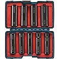 BOSCH 27286 1/2 In. Shank 9-Piece Assorted Set with Brute Tough Case Impact Tough Deep Well Sockets for Applications in High Torque Driving and Fastening