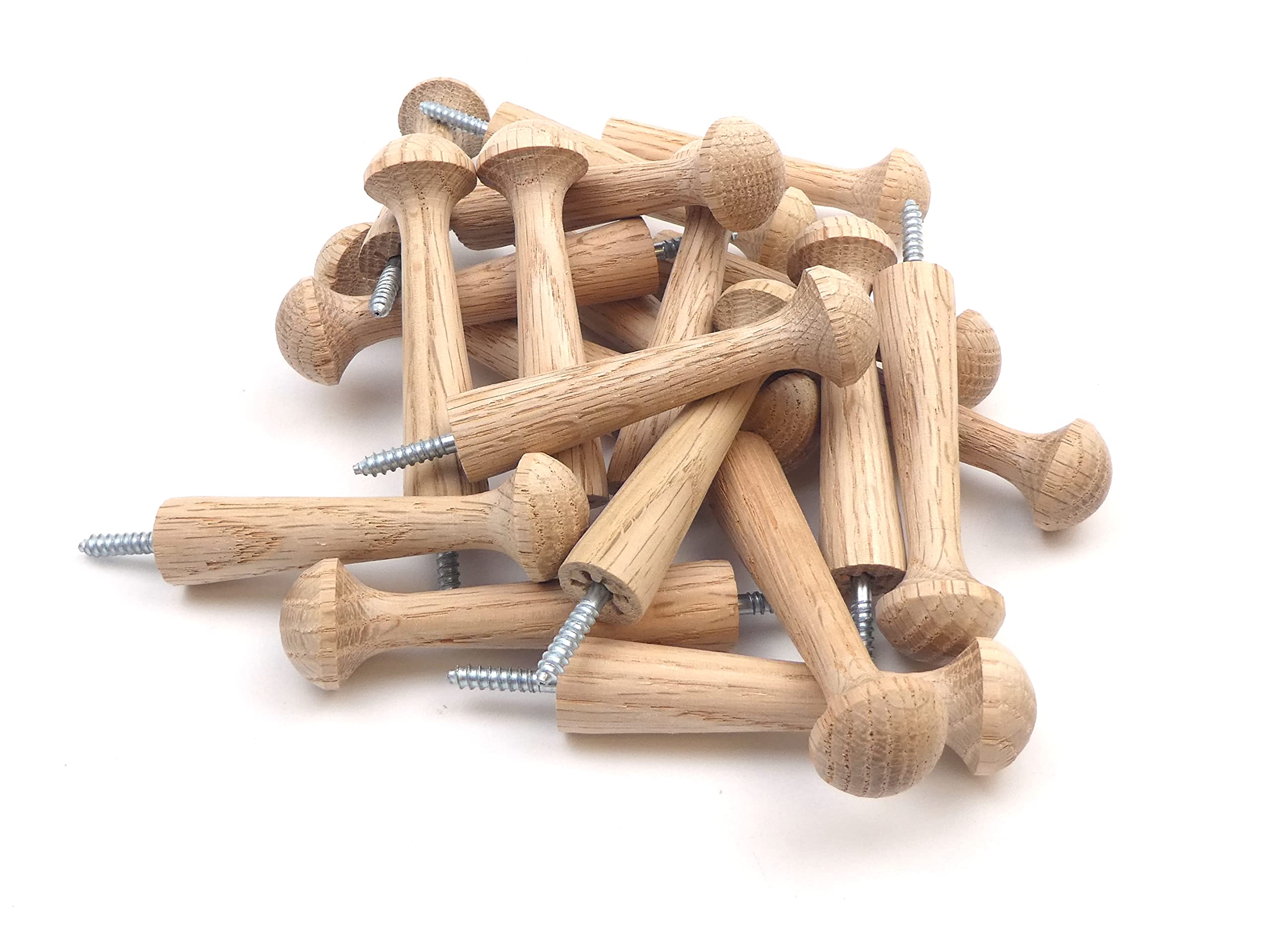 Screw in Oak Shaker Peg 3.5" - (Pack of 20)