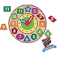 Melissa & Doug Shape Sorting Clock Bundled with 1 M&D Scratch Art Mini-Pad Bundle (08593)