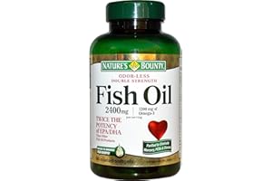 NATURE'S BOUNTY Nb Fish Oil 2400mg Oderle Size 90ct Nb Fish Oil 2400mg Double Strength Odorless Softgels 90ct