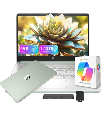 Amazon.com: HP 14in High Performance Laptop, Intel i3-1115G4 Up to