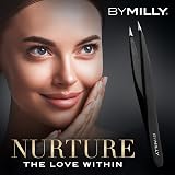 By MILLY Pointed Tweezers High Carbon Stainless Steel Precision Tip view 8