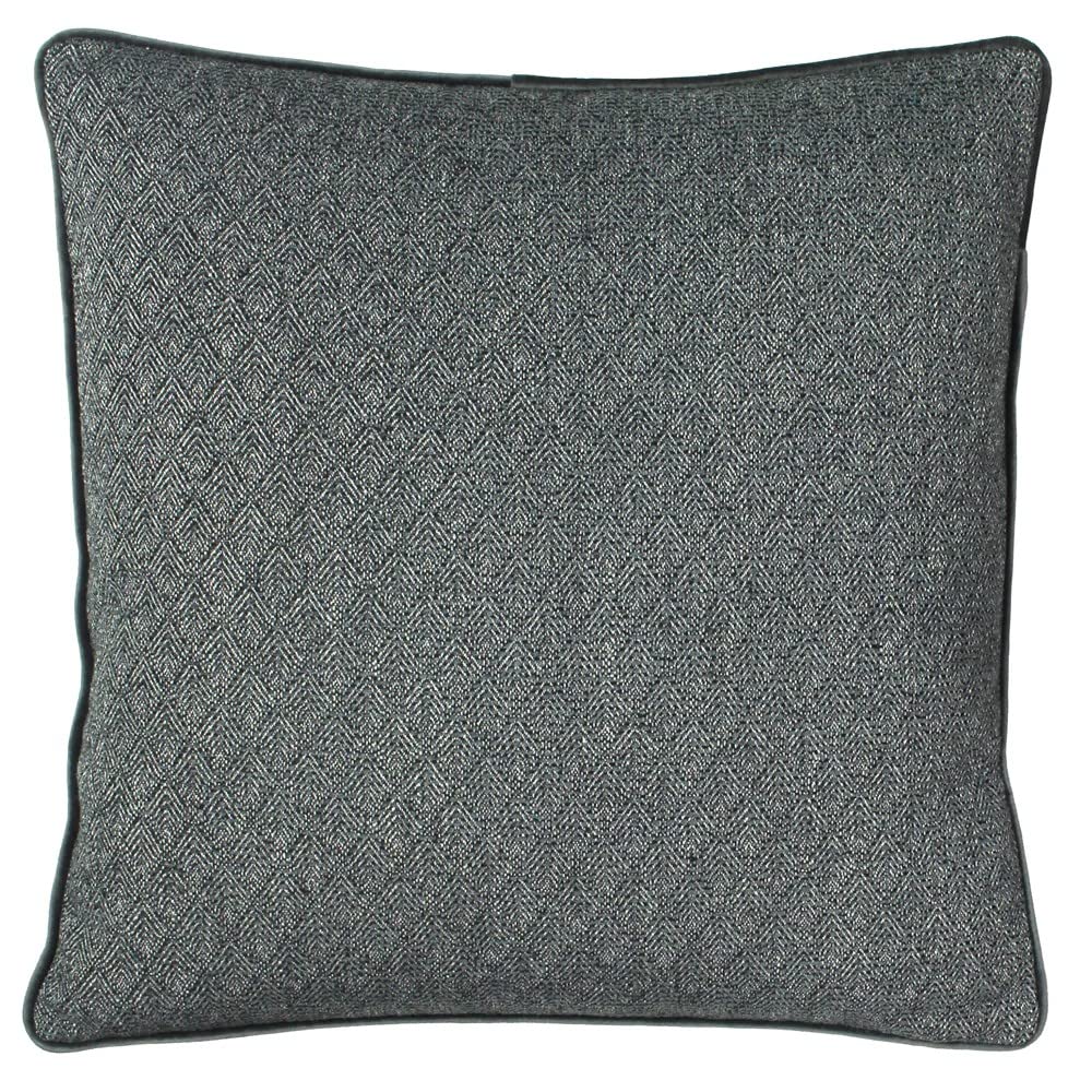 Paoletti Blenheim Cushion Cover, Grey, 45 x 45cm