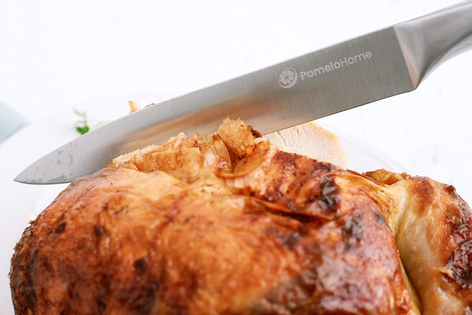 PomeloHome Carving Knife | 8" Stainless Steel Carving Knife | German High Carbon Steel: Kitchen & Dining