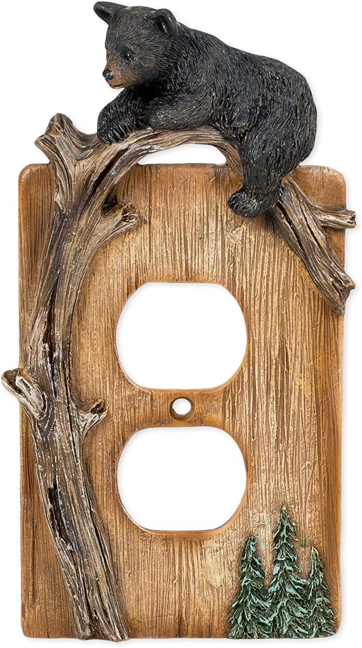 Amazon Com Slifka Sales Co Bear On Tree Limb Electrical Outlet