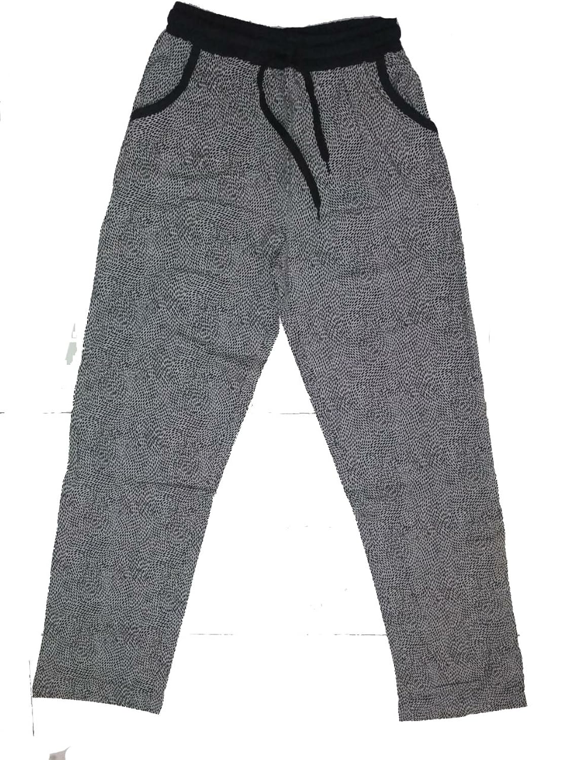 rimmi creations printed night pants gray