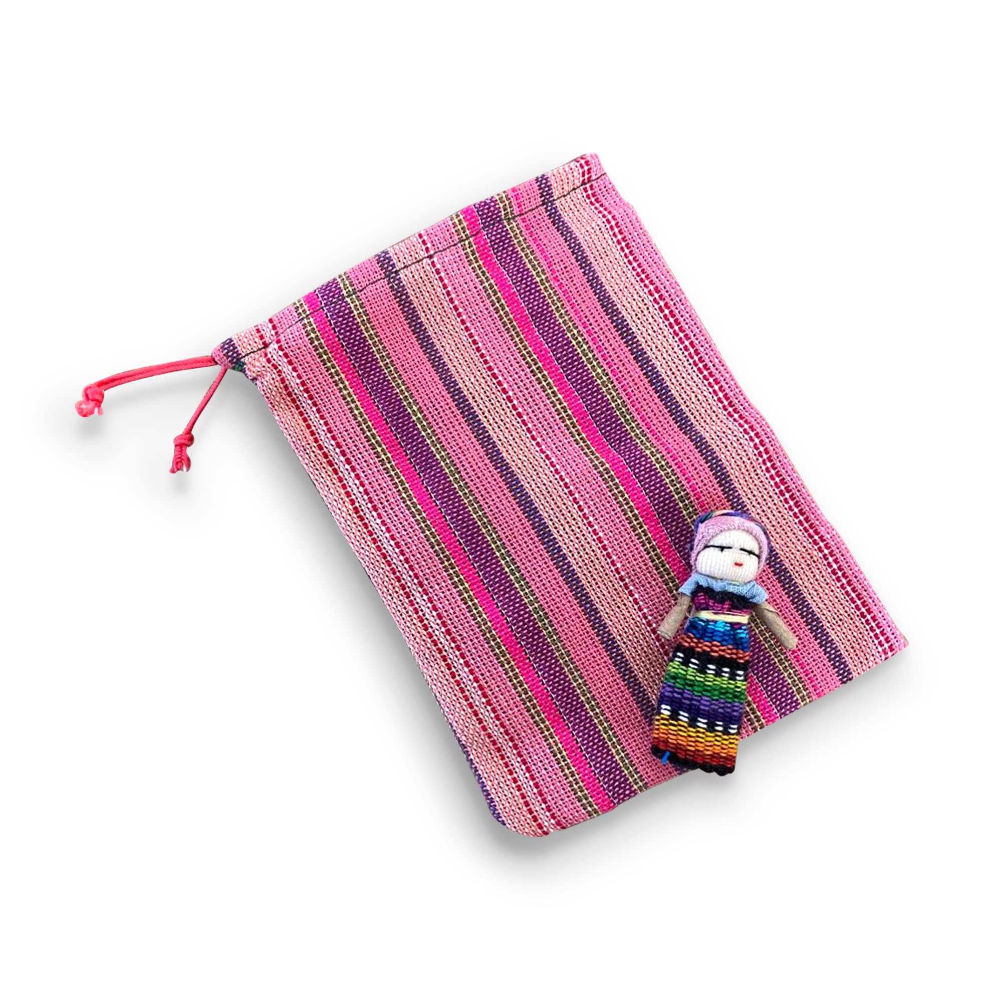 Thorness One Guatemalan Handmade Worry Doll with Storage Bag | Worry Dolls for Girls & Boys | Anxiety Dolls
