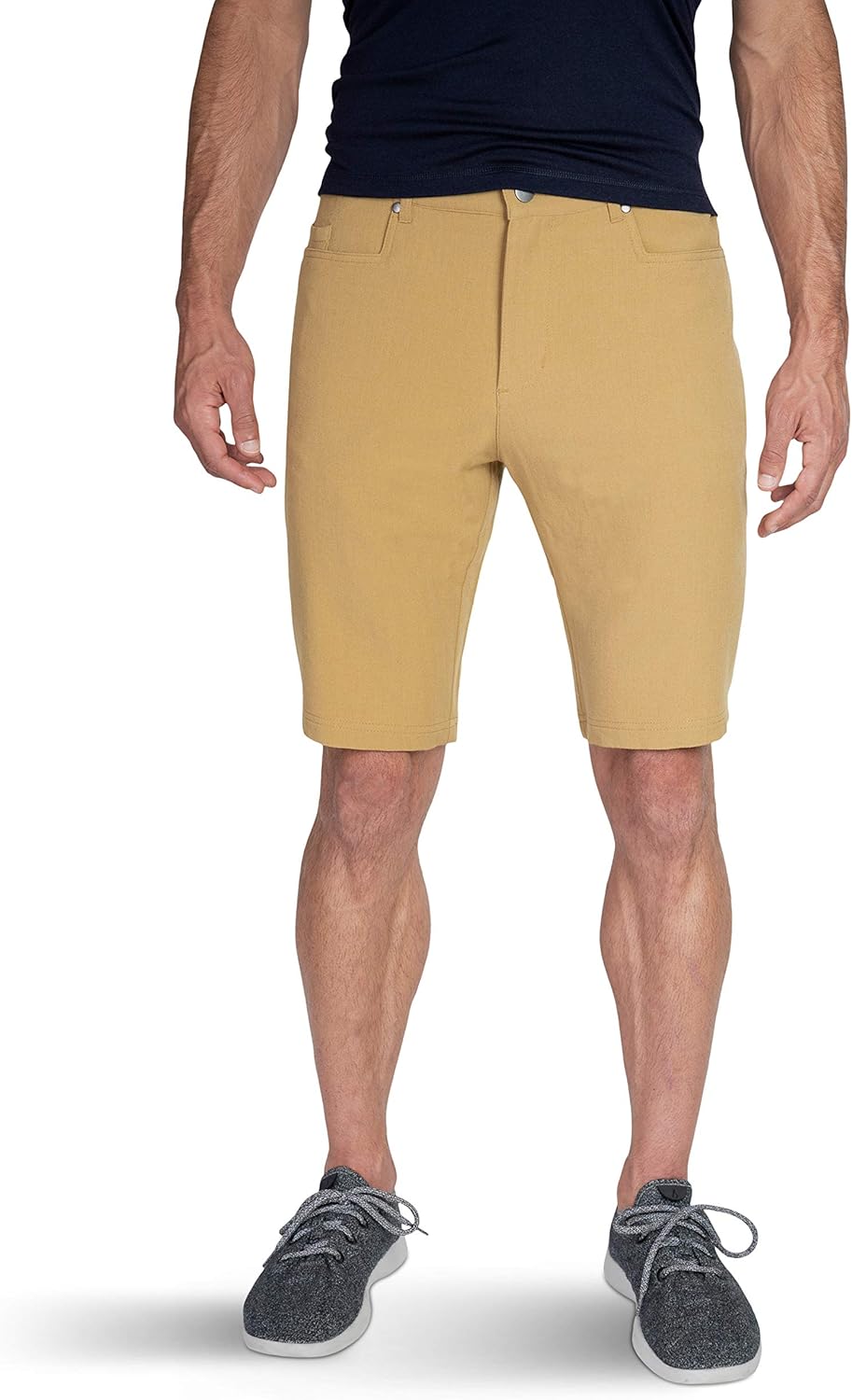 Woolly Clothing Men's Merino Wool Longhaul Shorts at  Men’s Clothing store