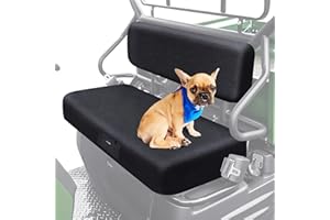 MDPROMCP UTV Mule Seat Covers for Mule 600 610 Heavy-Duty Waterproof Mule Seat Cover, Adjustable Elastic Hem Premium Mule Bench Seat Cover Accessory Part