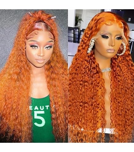 Amazon.com : 30 Inch Ginger Wig Human Hair 13x6 Hd 